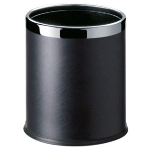 Iron Leather Hotel Room Dustbin - EBWB0003 BL - ElriBird