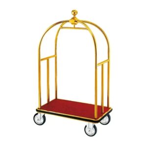 Premium Gold Luggage Cart ElriBird - EBLT0001 - Hotel Luggage Trolley