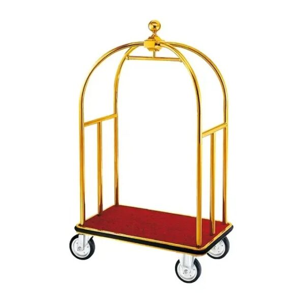 Premium Gold Luggage Cart ElriBird - EBLT0001 - Hotel Luggage Trolley