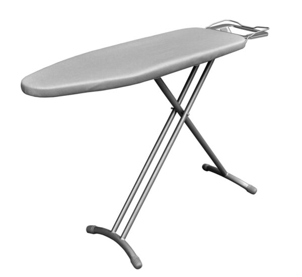 Gray Ironing Board with Stand. Folding Iron Board Stand