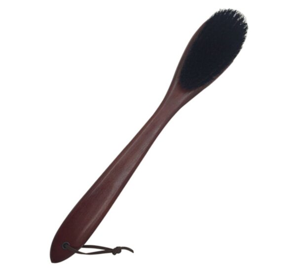 Leather Thong Shoe Brush with Horn -EBHG0006