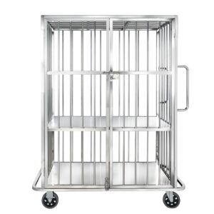 Stainless Steel Laundry Trolley for hotels EBLT0009