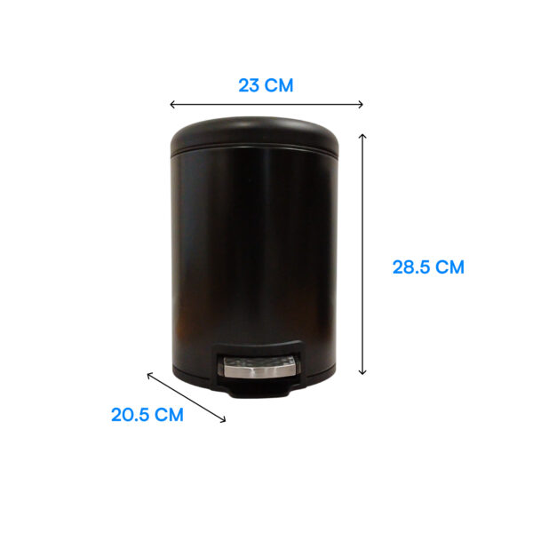Pedal Bin 5 Liter-EBWB00018-BL Pedal Bin01